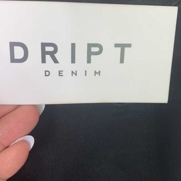 Dript Denim D.097 Racer Black Men's Skinny Jeans Size 38 NWT - Picture 4 of 9